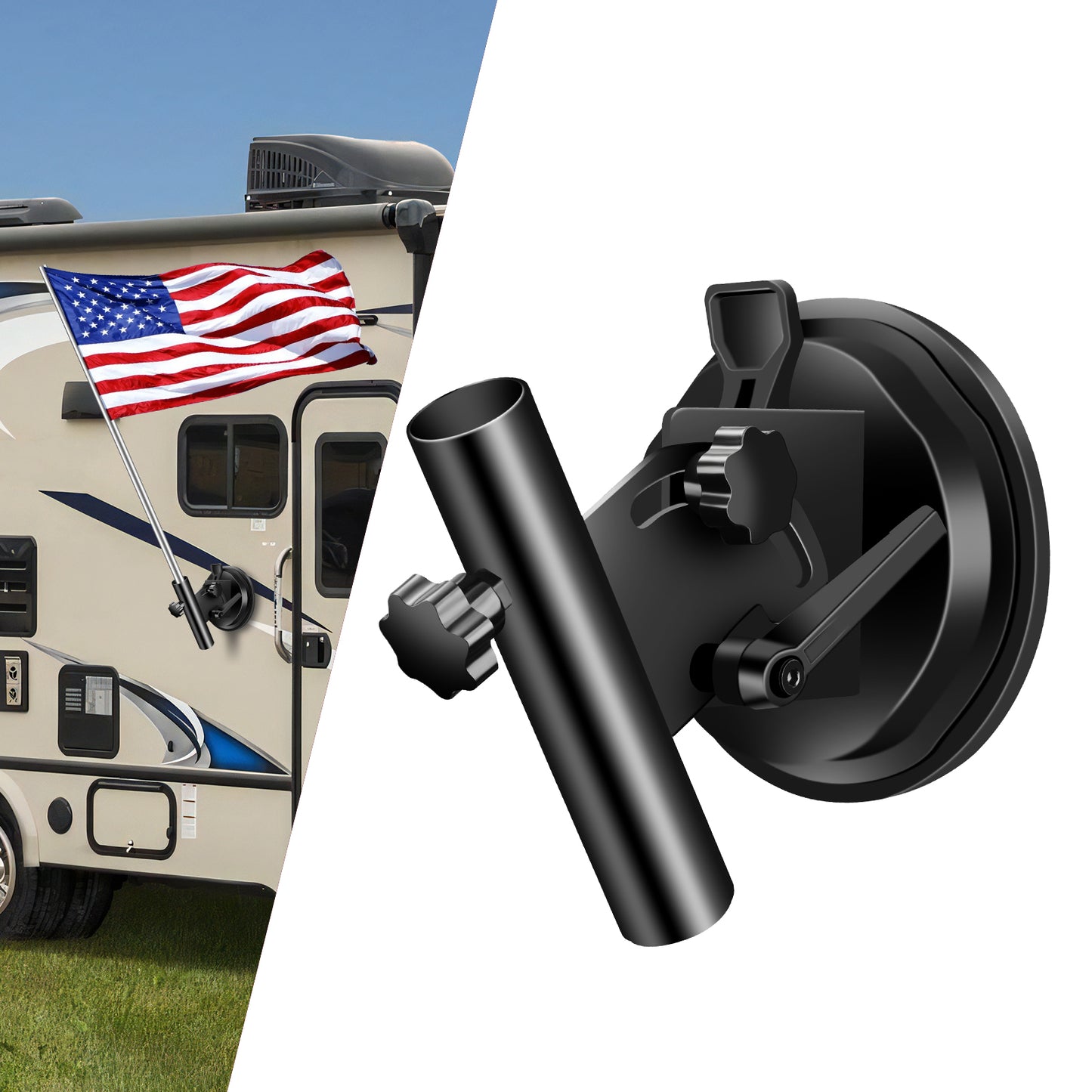 HIFOR RV Flag Pole Mount