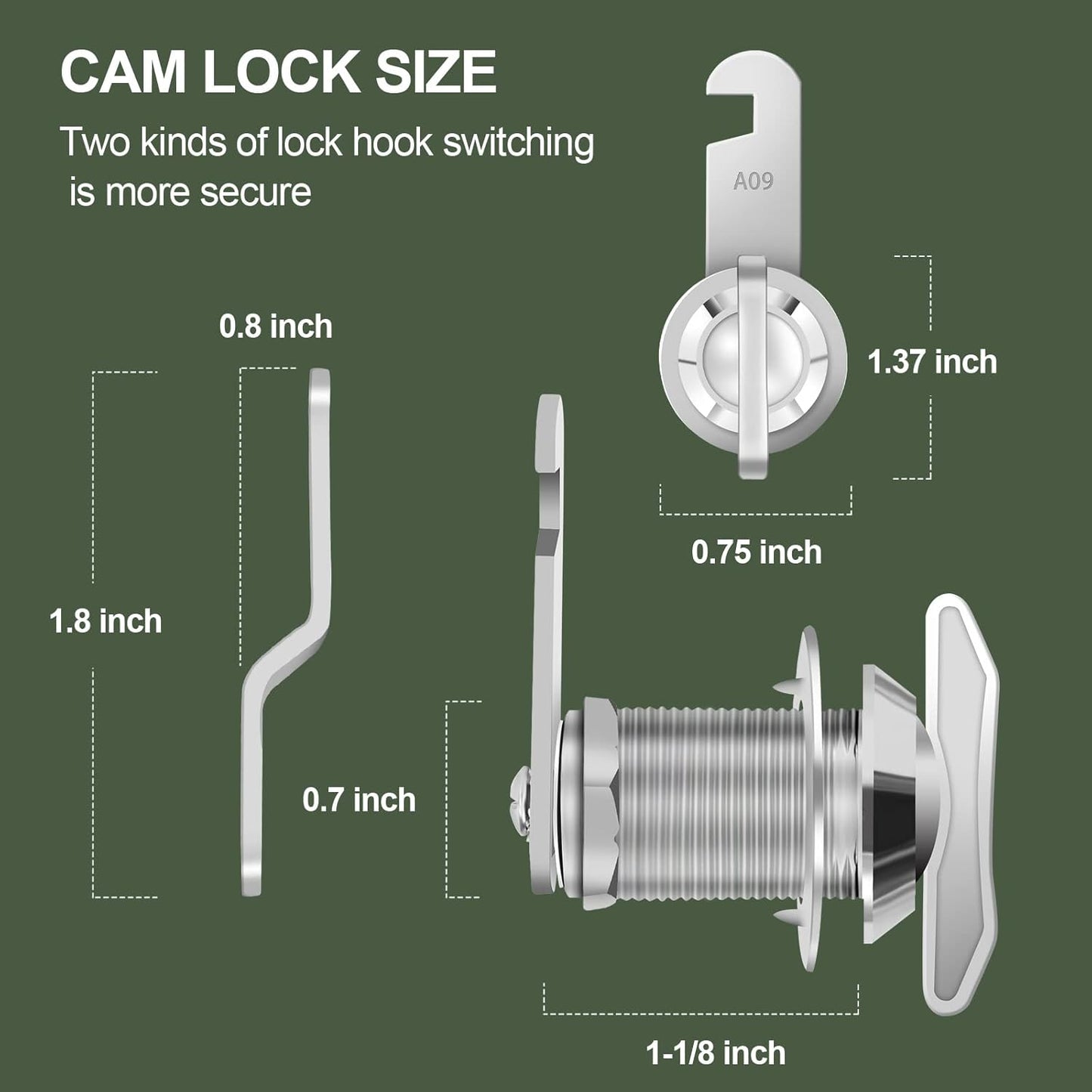 RV Compartment Latch (4 Pack)