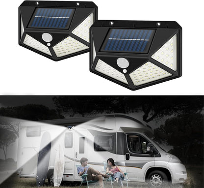 Hifor Magnetic Solar RV Porch Light (2 Pack）