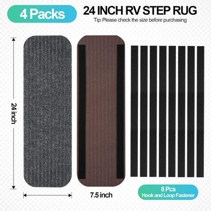 RV Step Covers 4 Pack